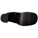 Black Shiny 8 cm GOGO-3000 Thigh High Boots for Men