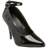 Black Varnished 10 cm VANITY-431 Pumps with low heels