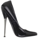 Black Varnished 16 cm DAGGER-01 Women Pumps Shoes Stiletto Heels