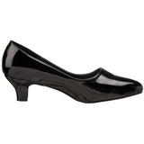 Black Varnished 5 cm FAB-420W Pumps with low heels