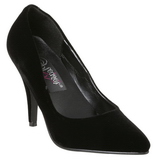 Black Velvet 10 cm VANITY-420 pointed toe pumps high heels