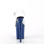 Blue 20 cm FLAMINGO-808 High Heels Platform