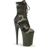 Camoflash 23 cm INFI-CAM1 extrem platform high heels ankle boots