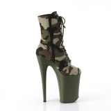 Camoflash 23 cm INFI-CAM1 super high heels - extreme plateau enkellaarzen