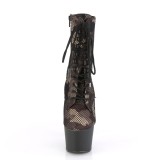 Camoflash canvas 18 cm ADORE-1020CM pleaser enkellaarzen met plateau