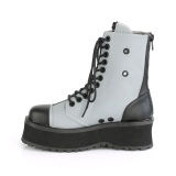 Canvas GRAVEDIGGER-102 demonia ankle boots - steel toe combat boots
