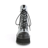 Canvas GRAVEDIGGER-102 demonia ankle boots - steel toe combat boots