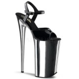 Chroom 25,5 cm BEYOND-009 super hoge hakken - extreem high heels plateau