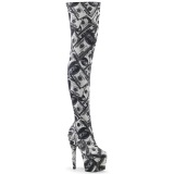 Dollar bills 20 cm ADORE-3000DP Exotic pole dance overknee boots