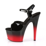 Dual Colored 18 cm ADORE-709BR-H Platform High Heels Shoes