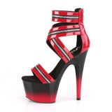 Dual Colored 18 cm ADORE-766 Platform High Heels Shoes