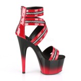 Dual Colored 18 cm ADORE-766 Platform High Heels Shoes