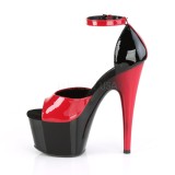 Dual Colored 18 cm ADORE-789 Platform High Heels Shoes