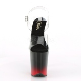 Dual Colored 20 cm FLAMINGO-808BR-H Platform High Heels Shoes
