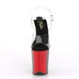 Dual Colored 20 cm FLAMINGO-808BR Platform High Heels Shoes
