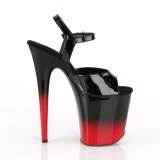 Dual Colored 20 cm FLAMINGO-809BR-H Platform High Heels Shoes
