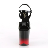 Dual Colored 20 cm FLAMINGO-809BR-H Platform High Heels Shoes