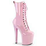 ENCHANT-1040 19 cm pleaser high heels ankle boots rose