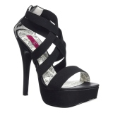 Elastische band 14,5 cm Burlesque TEEZE-47W mannen high heels voor brede voeten