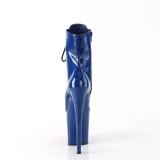 FLAMINGO-1020 20 cm pleaser hoge hakken boots plateau blauw