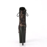 FLAMINGO-1020CM 20 cm pleaser hoge hakken boots plateau camouflage