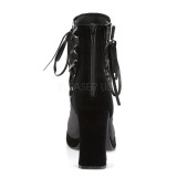 Fluweel 10 cm CRYPTO-51 lolita enkellaarzen met plateau