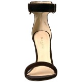 Fluweel 13 cm AMUSE-10 high heels schoenen voor travestie