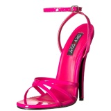 Fuchsia 15 cm DOMINA-108 fetish high heeled shoes