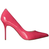 Fuchsia Lak 10 cm CLASSIQUE-20 Hoge Hakken Pumps voor Heren