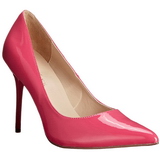 Fuchsia Lak 10 cm CLASSIQUE-20 Hoge Hakken Pumps voor Heren