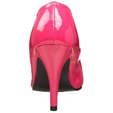 Fuchsia Lak 10 cm DREAM-420 Hoge Hakken Pumps voor Heren