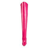 Fuchsia Lak 13 cm SEDUCE-3010 overknee laarzen met hakken