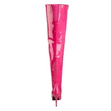 Fuchsia Lak 13 cm SEDUCE-3010 overknee laarzen met hakken