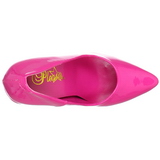 Fuchsia Lak 13 cm SEDUCE-420 pleaser pumps met puntneus