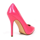 Fuchsia Neon 13 cm AMUSE-20 naaldhak pumps met puntneus