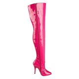 Fuchsia Shiny 13 cm SEDUCE-3010 Thigh High Boots for Men