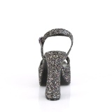 Glitter 13 cm DOLLY-09 demoniacult hoge hakken met blokhak