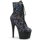 Glitter 18 cm ADORE-1020SPLAT Exotic pole dance ankle boots