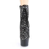 Glitter 18 cm ADORE-1020SPLAT Exotic pole dance ankle boots