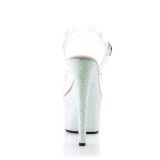 Glitter plateau 18 cm ADORE-708LG-3 transparante hakken - pole dance sandalen