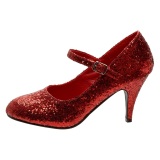 Glitter pumps 8 cm GLINDA-50G cosplay mary jane pumps princess shoes