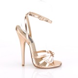 Gold Rose 15 cm Devious DOMINA-108 sandalen met naaldhak