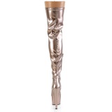 Goud 18 cm ADORE-3000HWR Hologram pole dance overknee laarzen met hak