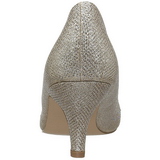 Goud Kristal Steentjes 6,5 cm DORIS-06 Hoge Avond Pumps met Hakken