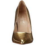 Goud Mat 10 cm CLASSIQUE-20 Hoge Hakken Pumps voor Heren