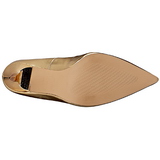 Goud Mat 10 cm CLASSIQUE-20 Hoge Hakken Pumps voor Heren