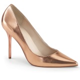 Goud Rose 10 cm CLASSIQUE-20 Hoge Hakken Pumps voor Heren