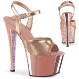 Goud chroom plateau 18 cm SKY-309TTG pleaser hoge hakken