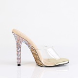 Gouden mules 11,5 cm GALA-01DMM strass mules met naaldhak