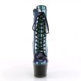 Groen Lakleer 18 cm ADORE-1020SHG paaldans enkellaarsjes met hoge hakken